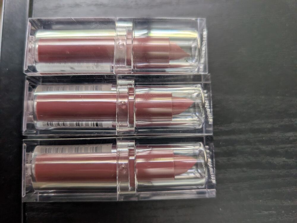CoverGirl Clean Lip Color, #560 Romance Mauve, Satin Finish, New SET OF 3